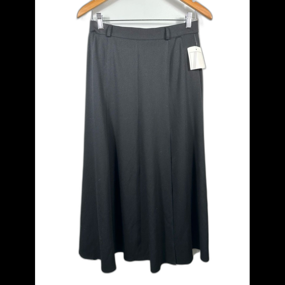 Basler Vintage Classic Black A-Line Skirt NWT Size European 38/US 8 Careerwear
